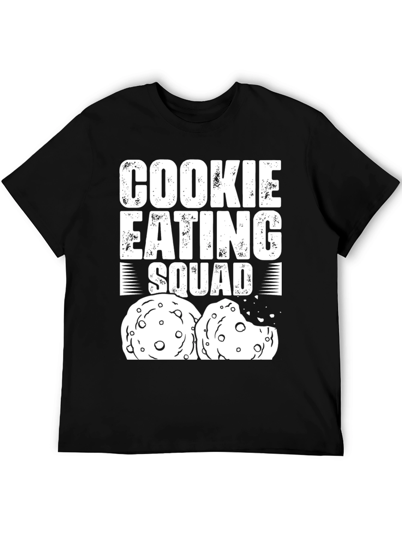 Cookie Eating Squad Graphic T-Shirt - Fun Dessert Lover Tee