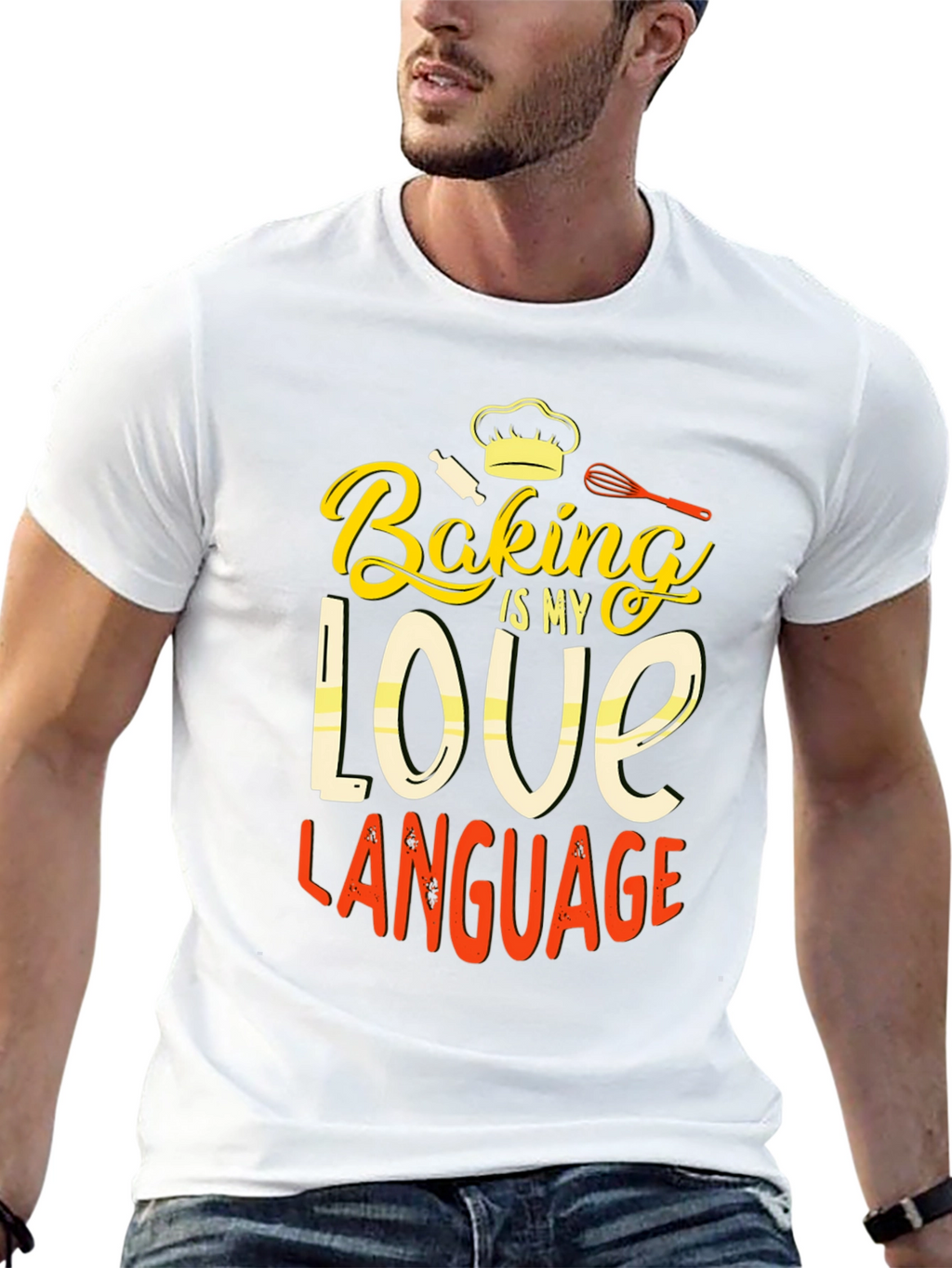Baking is My Love Language Graphic Tee