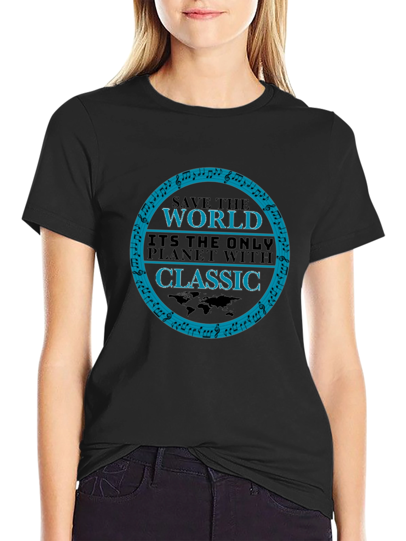 Save the World Classic Music T-Shirt