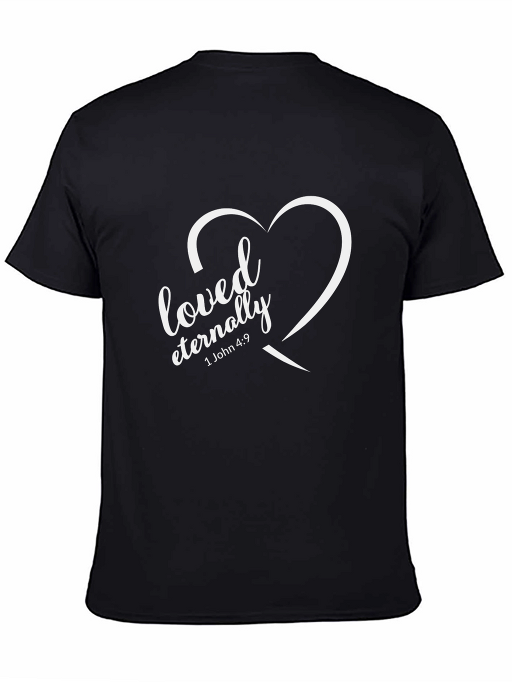 Loved Eternally Graphic Tee - Black