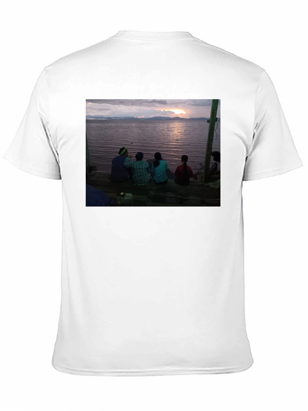 Sunset Scene Tee - Lakeside Serenity