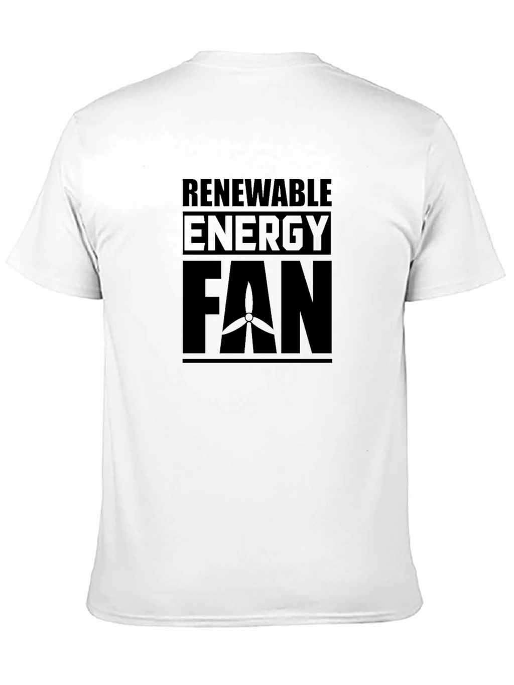 Renewable Energy Fan T-Shirt - Eco-Friendly Style