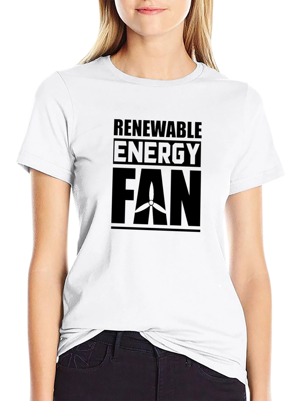 Renewable Energy Fan T-Shirt - Eco-Friendly Style