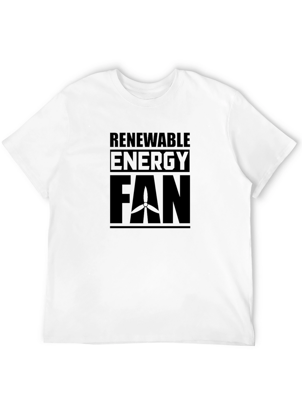Renewable Energy Fan T-Shirt - Eco-Friendly Style