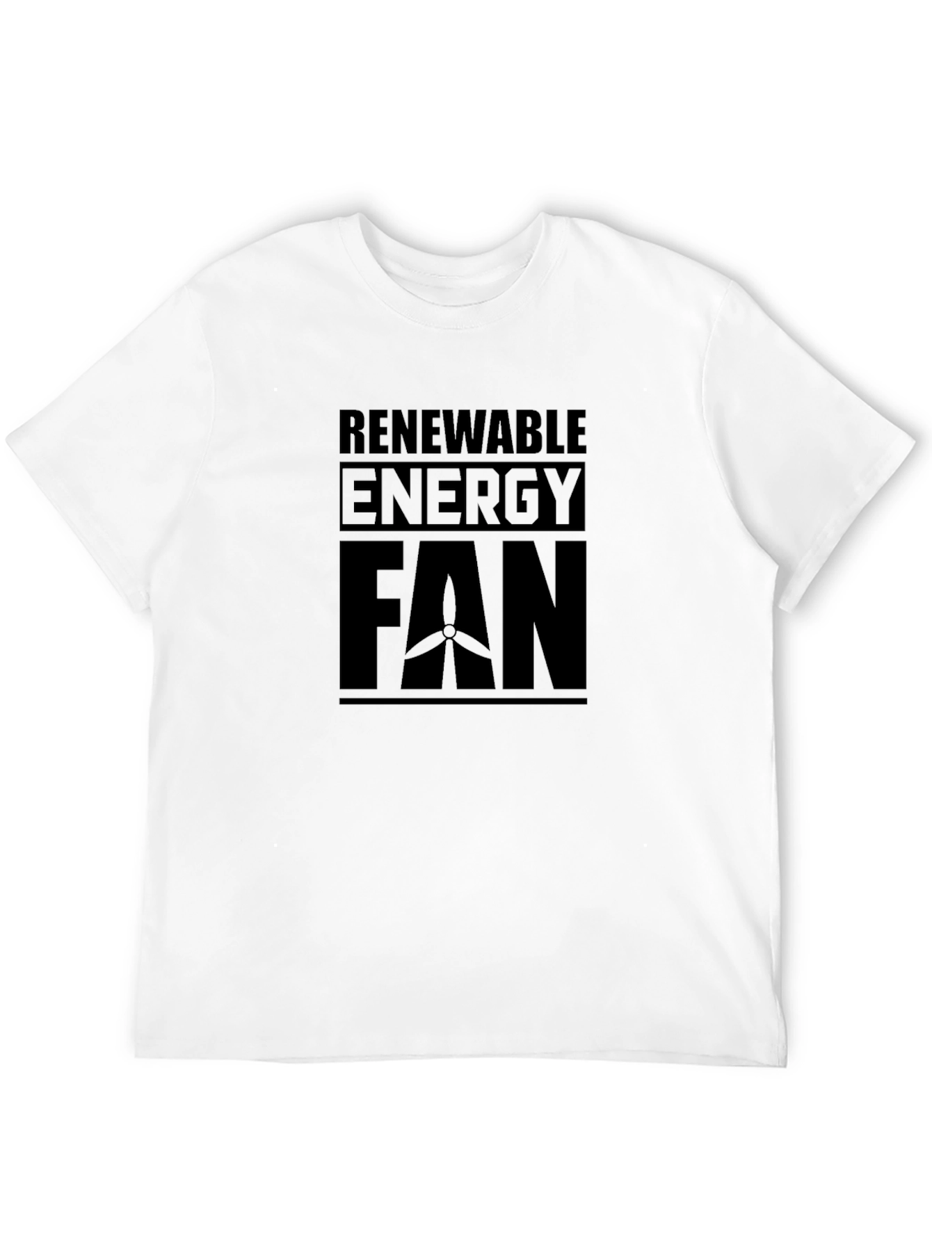 Renewable Energy Fan T-Shirt - Eco-Friendly Style