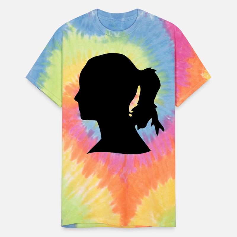 Woman s head silhouette 4