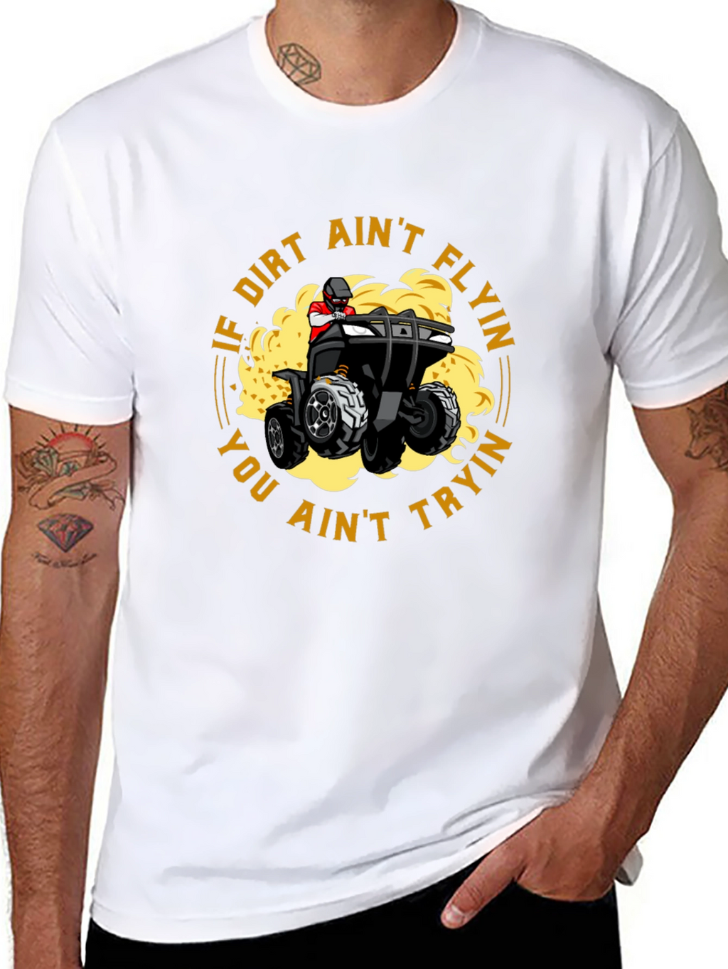 Dirt Bike Graphic T-Shirt: Ride or Die