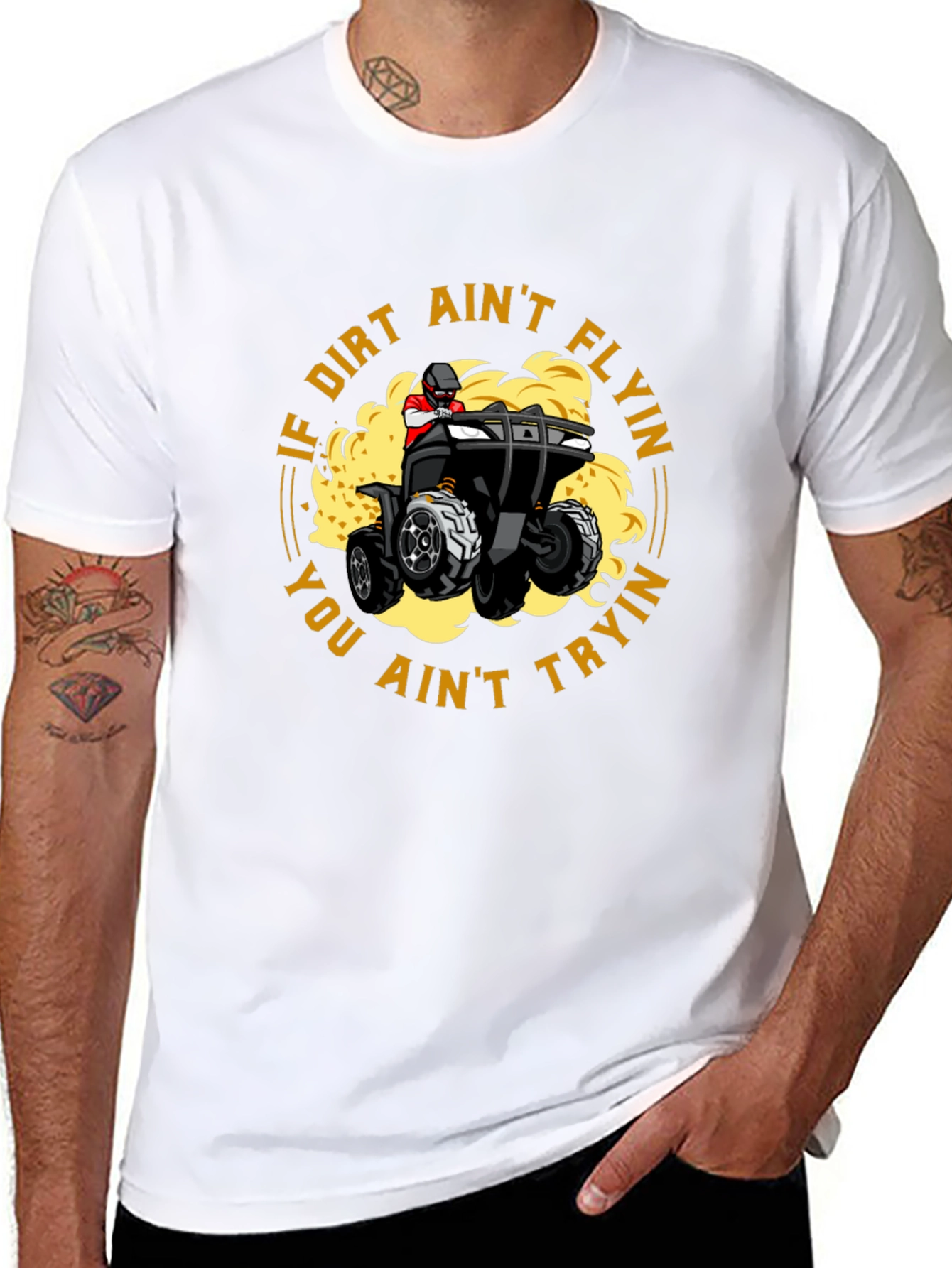 Dirt Bike Graphic T-Shirt: Ride or Die