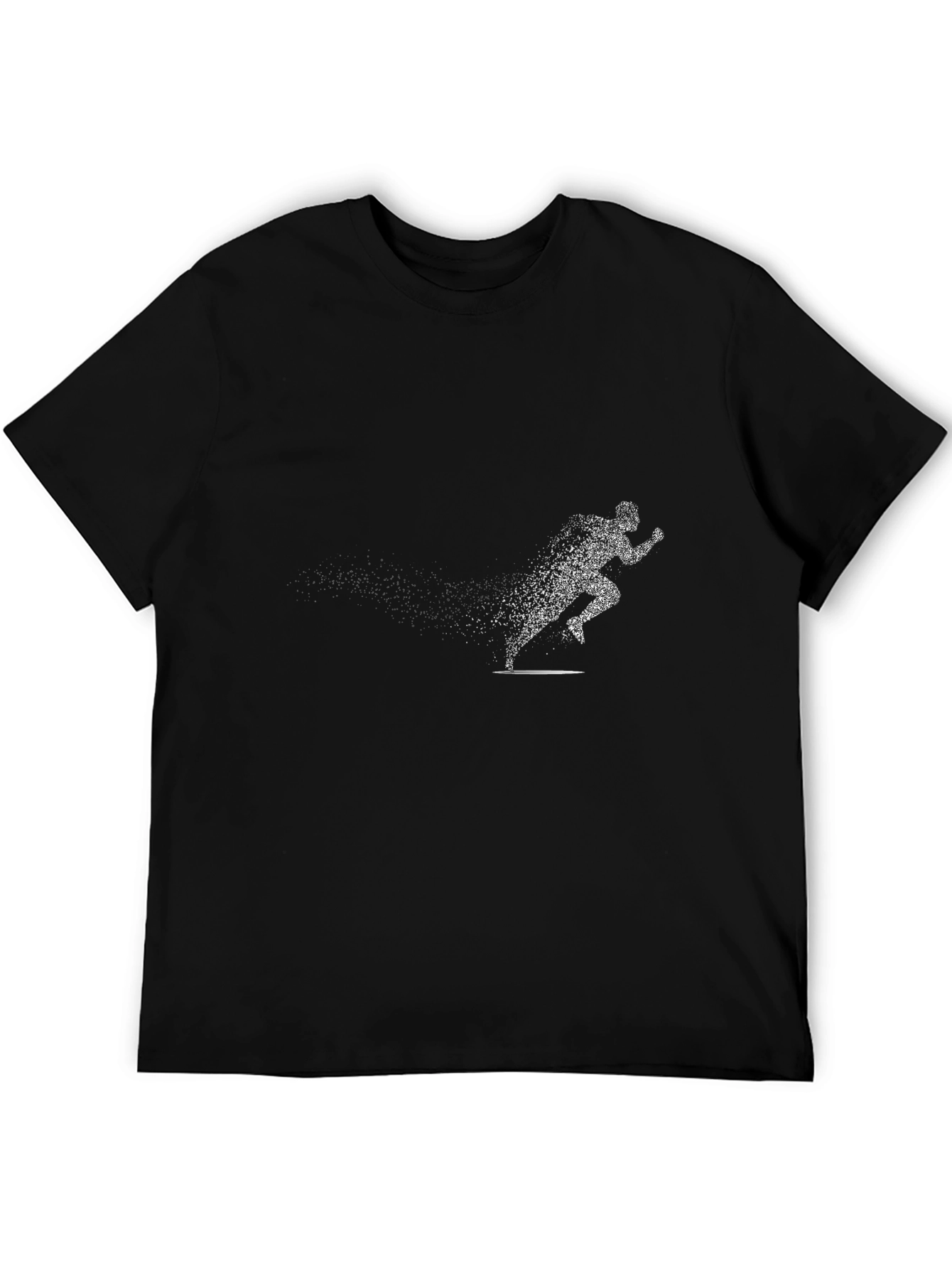 Black Running Man Graphic T-Shirt