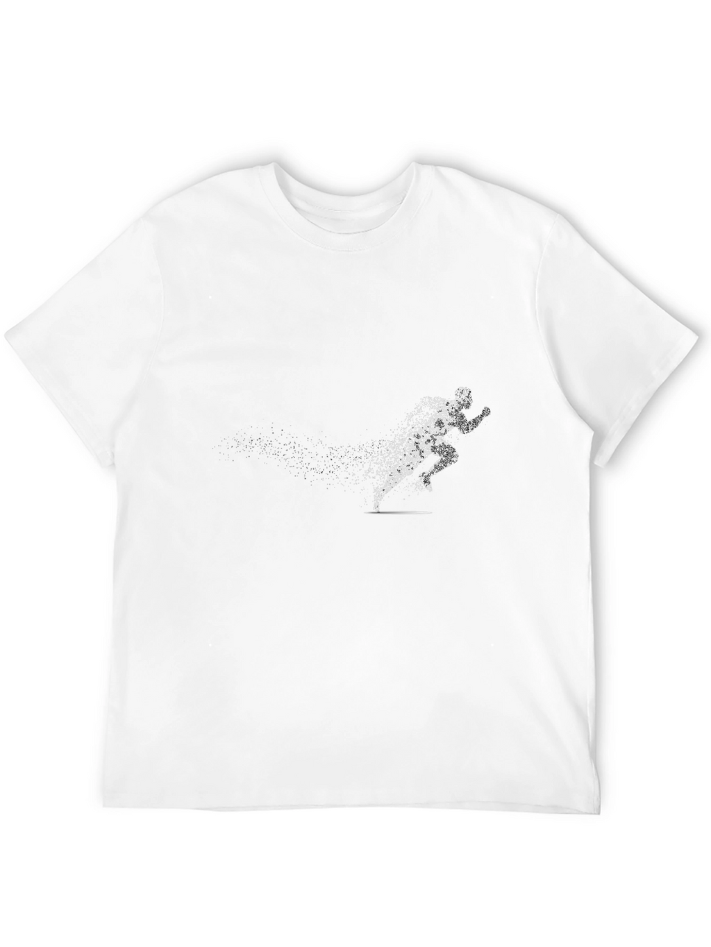Black Running Man Graphic T-Shirt