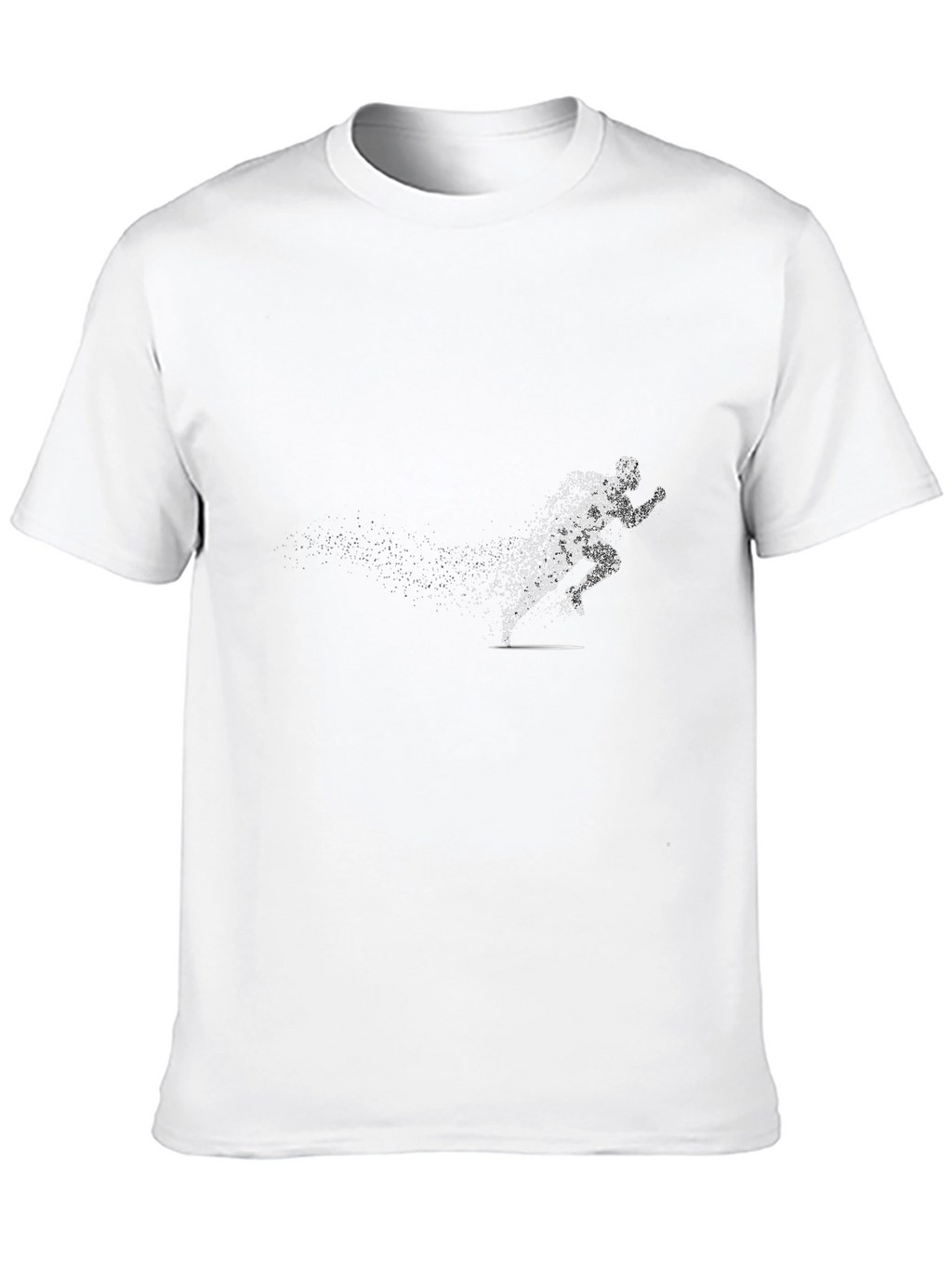 Black Running Man Graphic T-Shirt