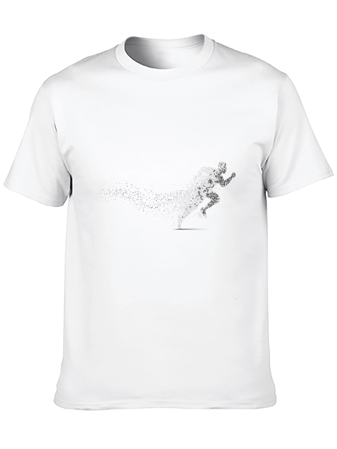 Black Running Man Graphic T-Shirt