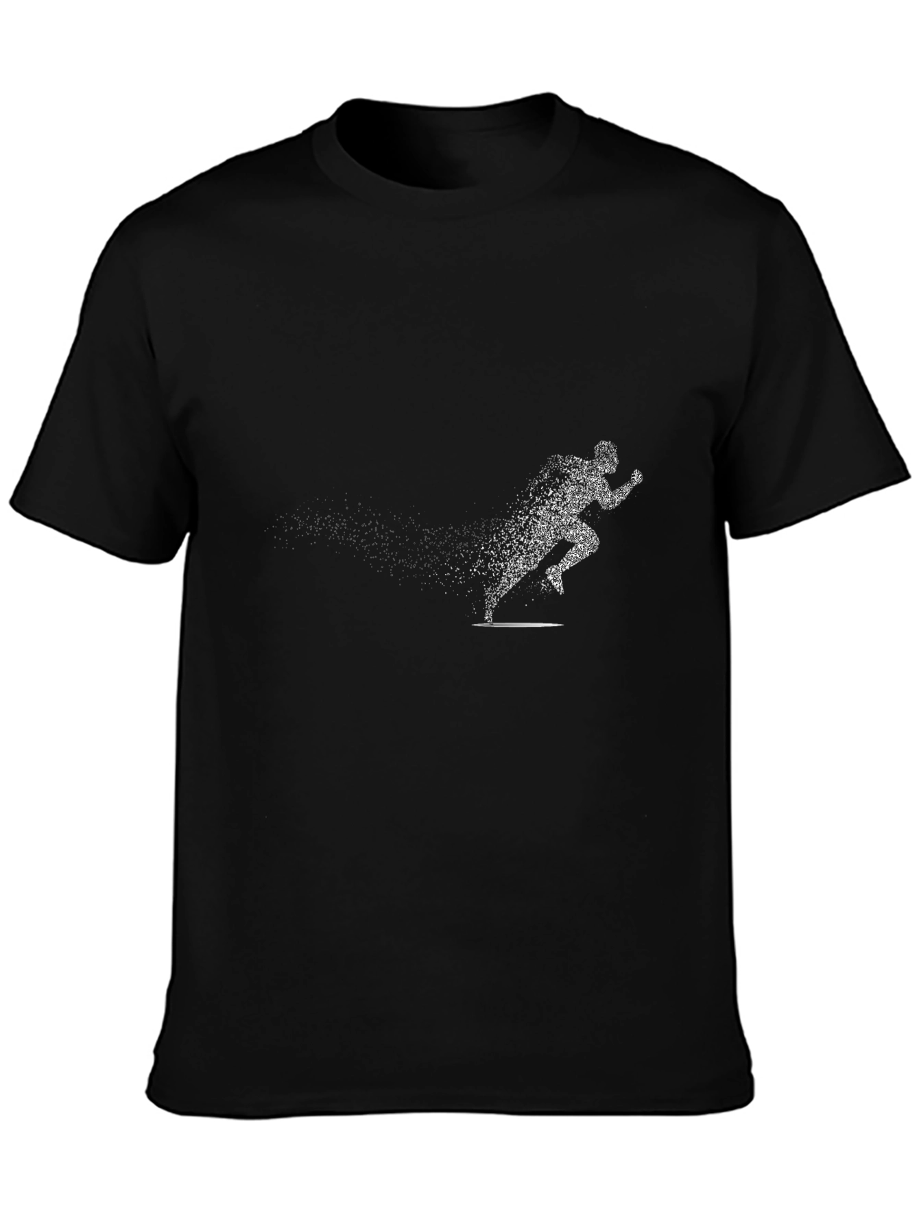 Black Running Man Graphic T-Shirt