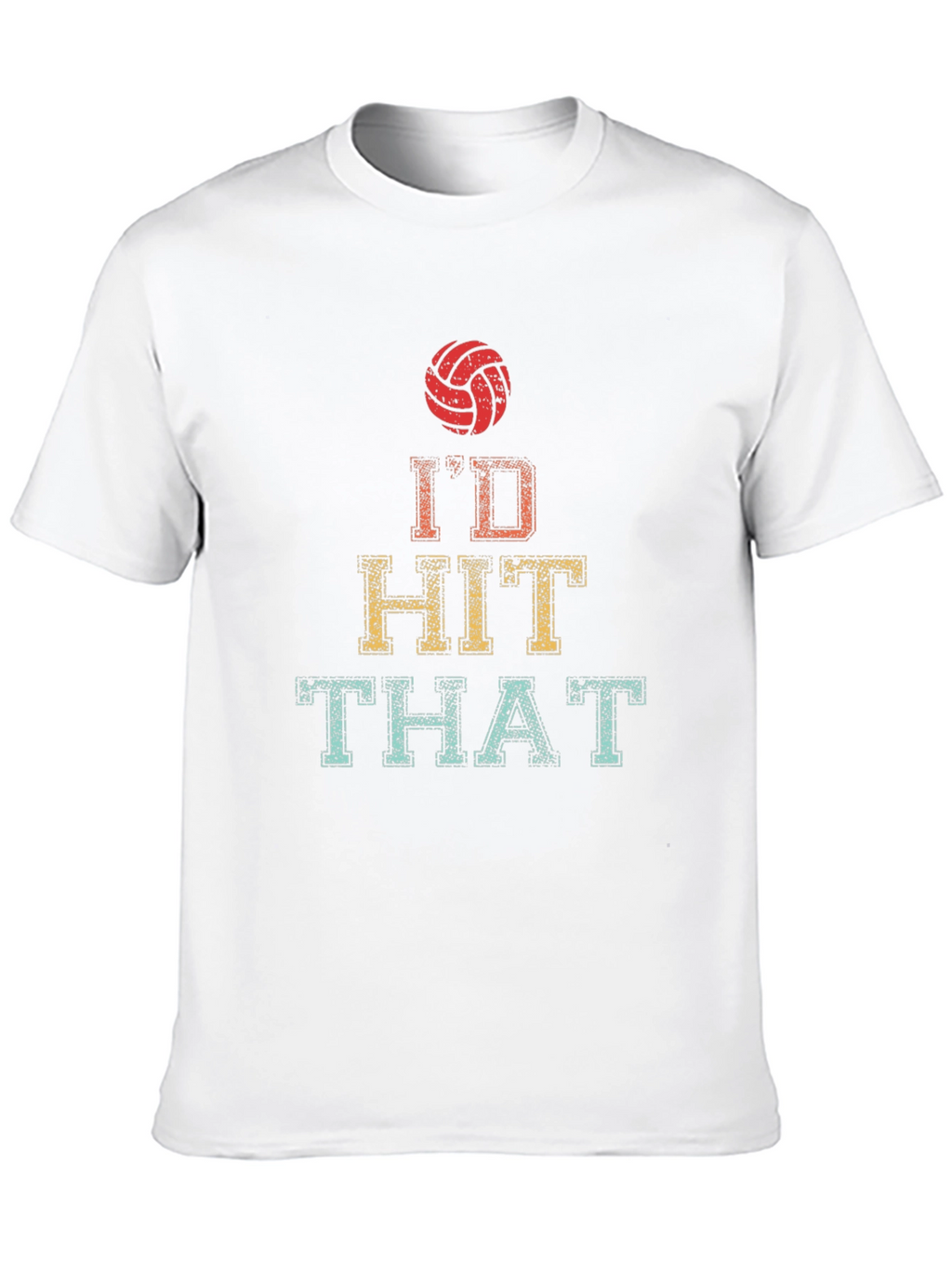 Id Hit That Volleyball Graphic Tee