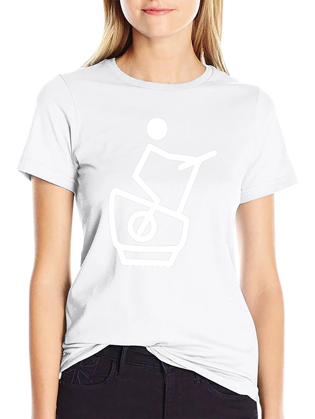 Unique Graphic Tee - Silly Treadmill Design