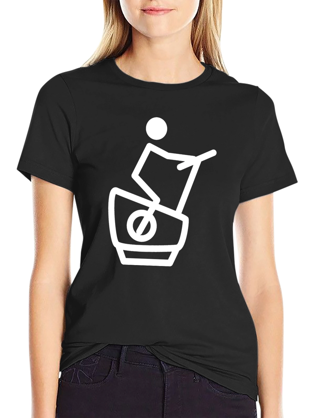 Unique Graphic Tee - Silly Treadmill Design