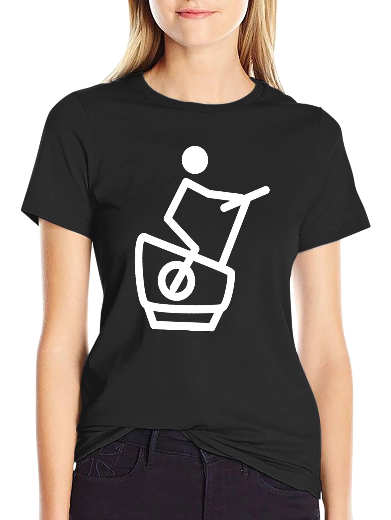 Unique Graphic Tee - Silly Treadmill Design