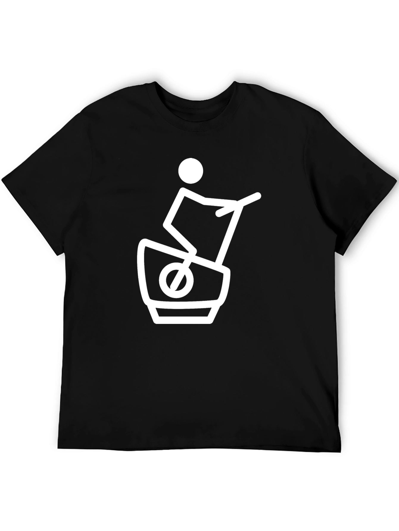 Unique Graphic Tee - Silly Treadmill Design
