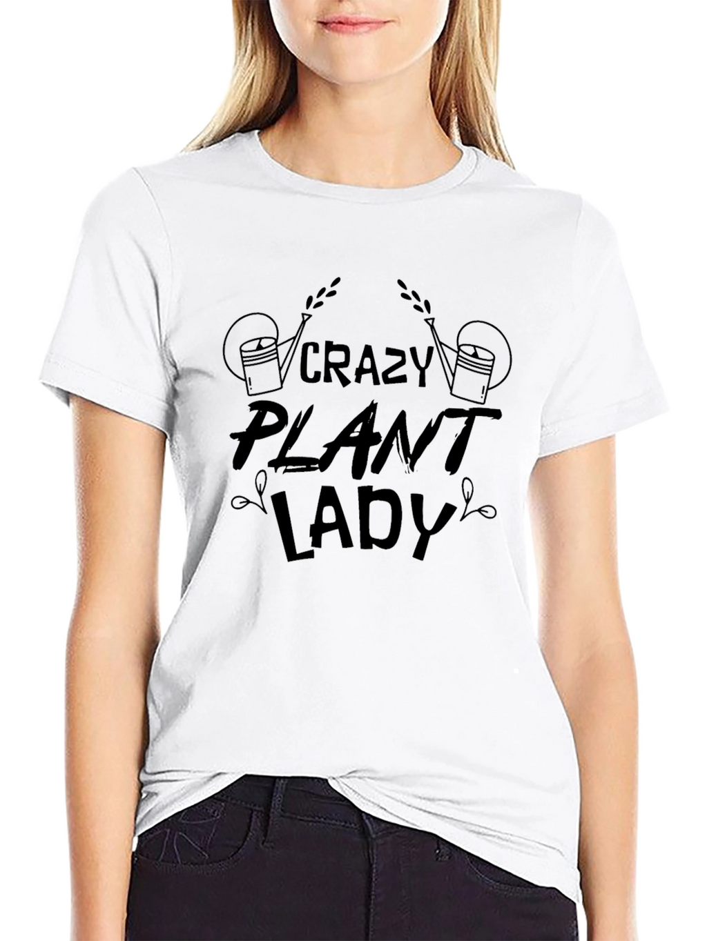 Crazy Plant Lady T-Shirt - Novelty Garden Tee