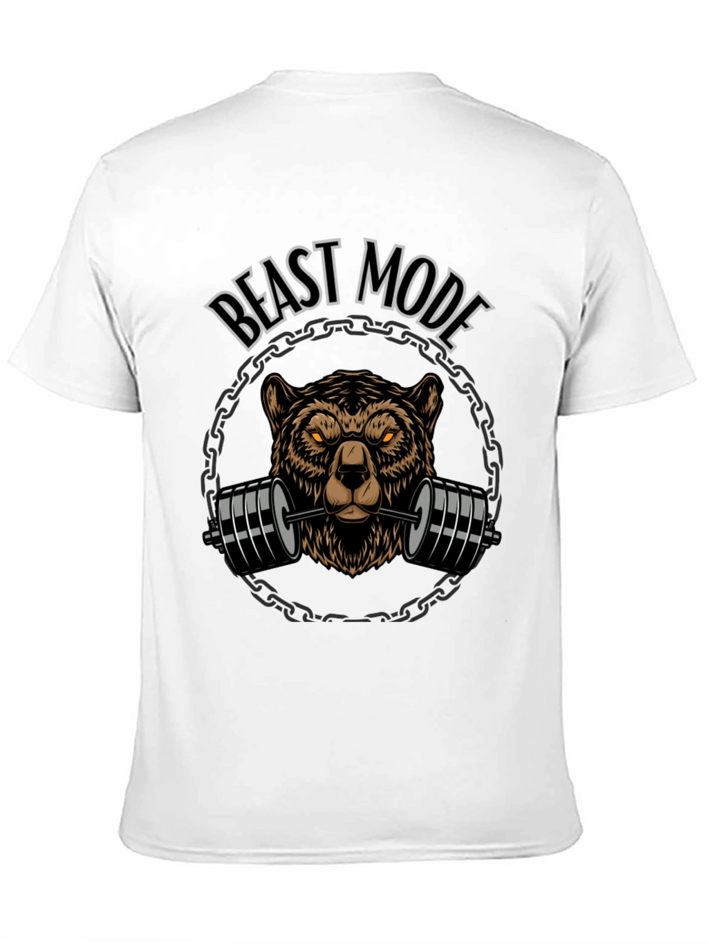 Beast Mode Bear Weightlifting Graphic Tee