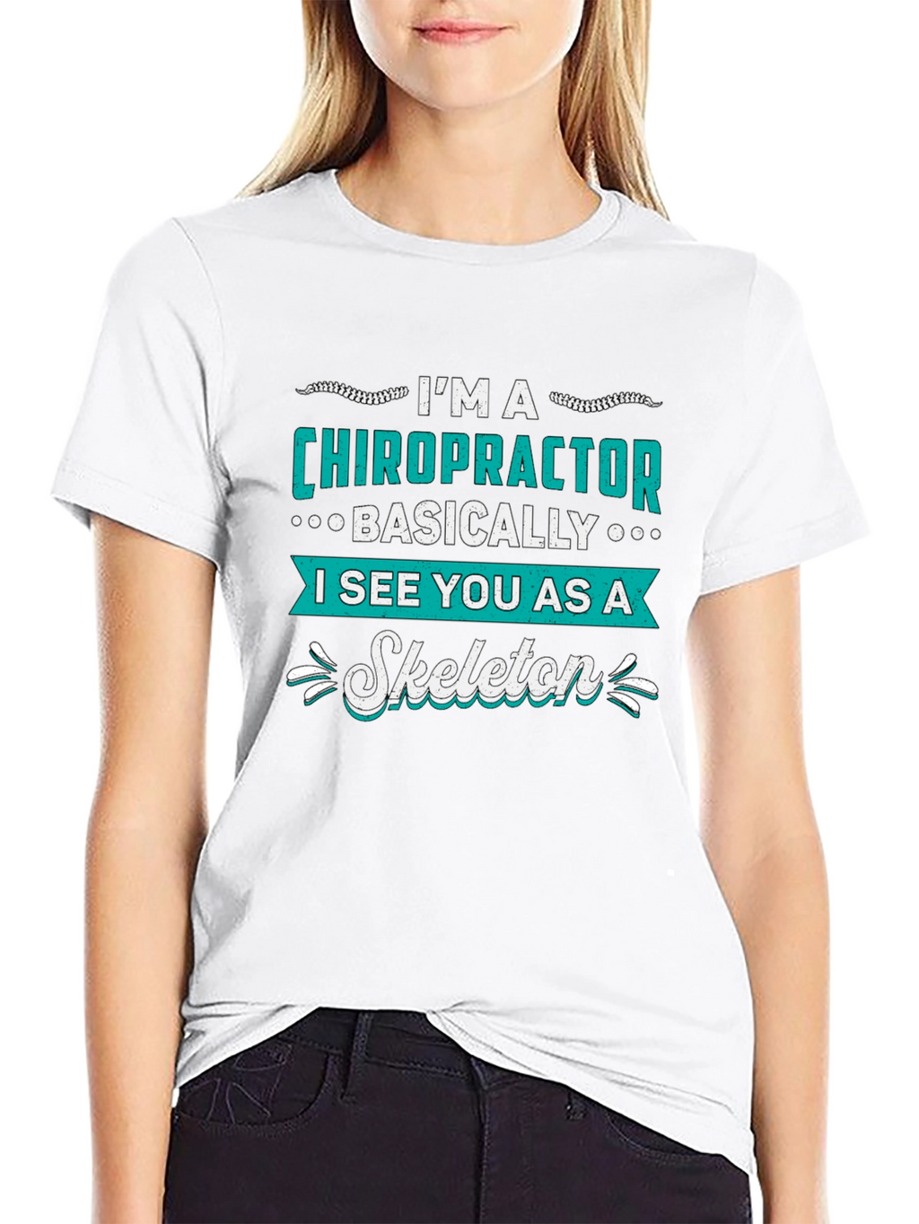 Chiropractor Skeleton T-Shirt - Funny Doctor Gift