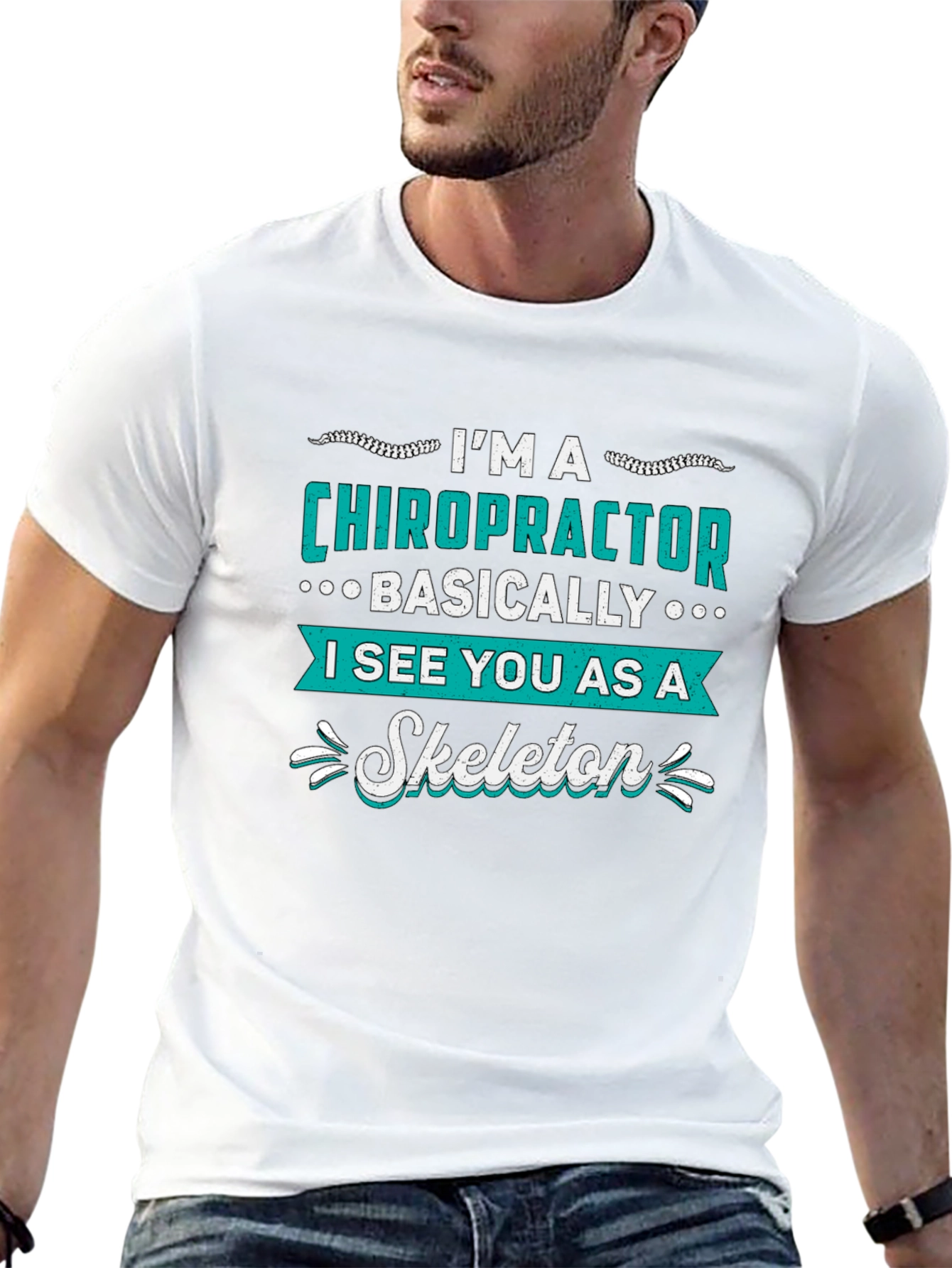 Chiropractor Skeleton T-Shirt - Funny Doctor Gift