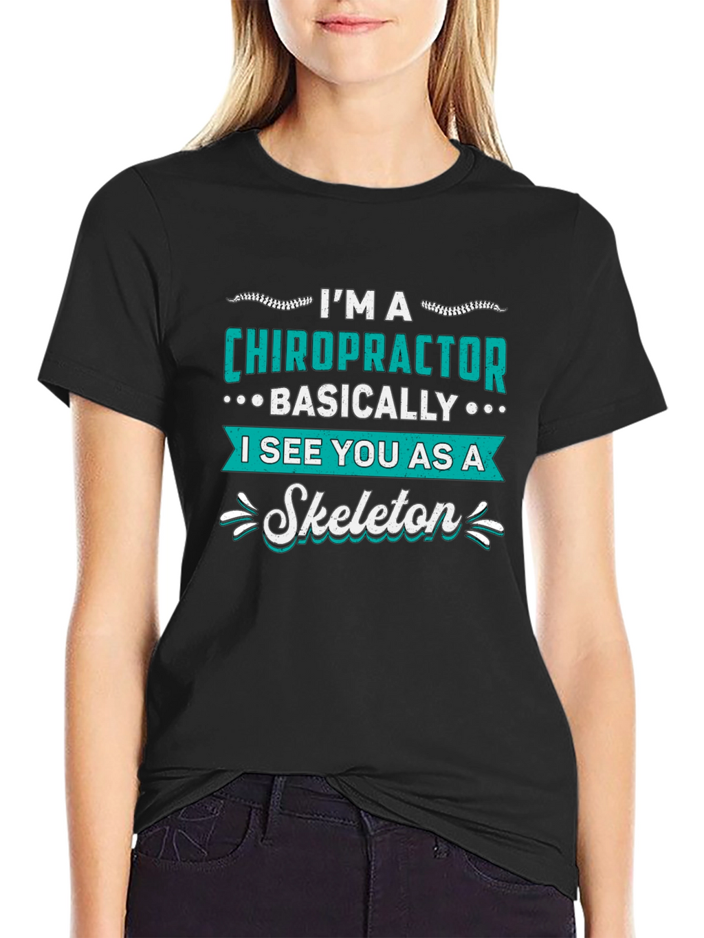 Chiropractor Skeleton T-Shirt - Funny Doctor Gift