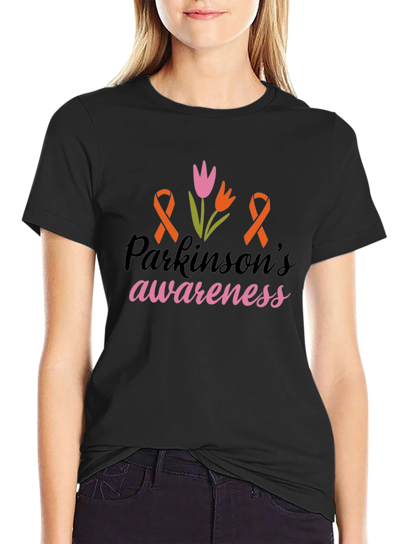 Parkinsons Awareness Ribbon T-Shirt