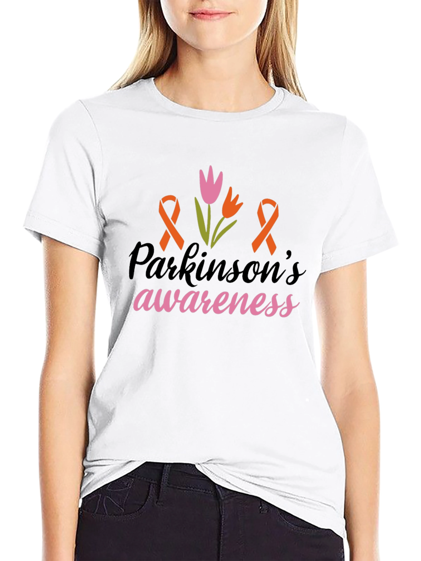 Parkinsons Awareness Ribbon T-Shirt