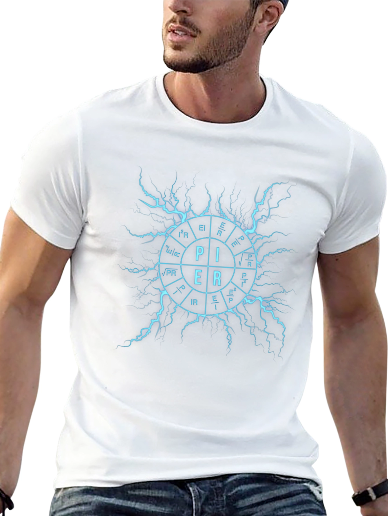 Electrician PIER T-Shirt - Math & Science Design