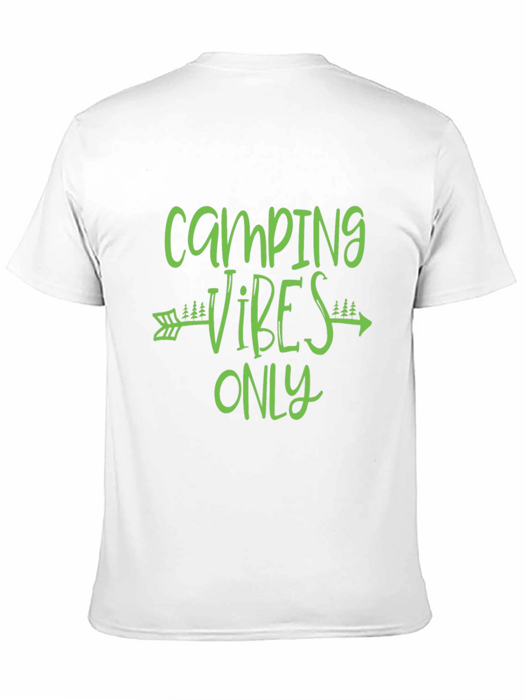 Camping Vibes Only Graphic Tee - Black T-Shirt