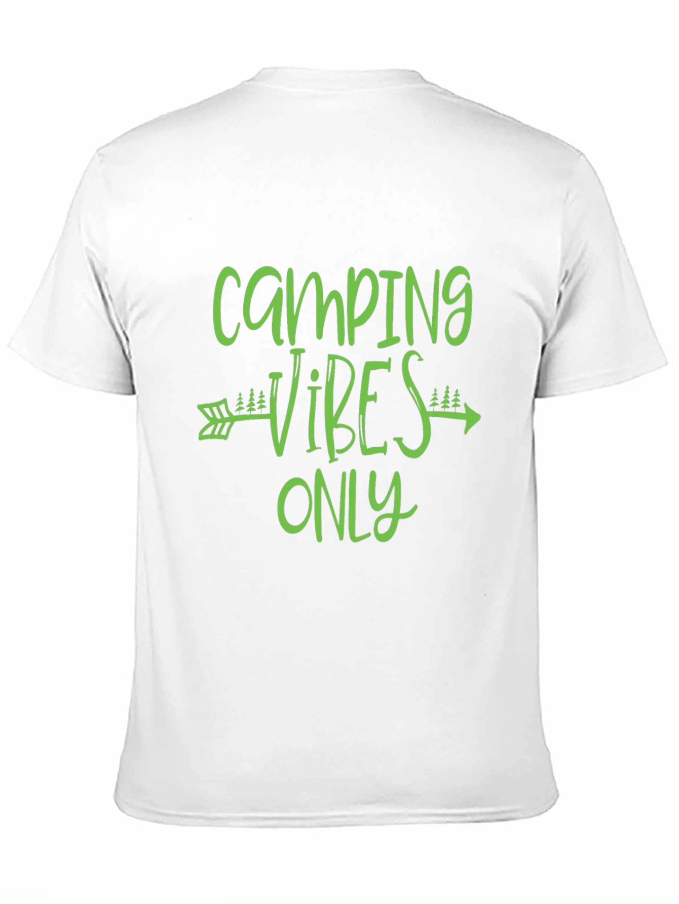 Camping Vibes Only Graphic Tee - Black T-Shirt