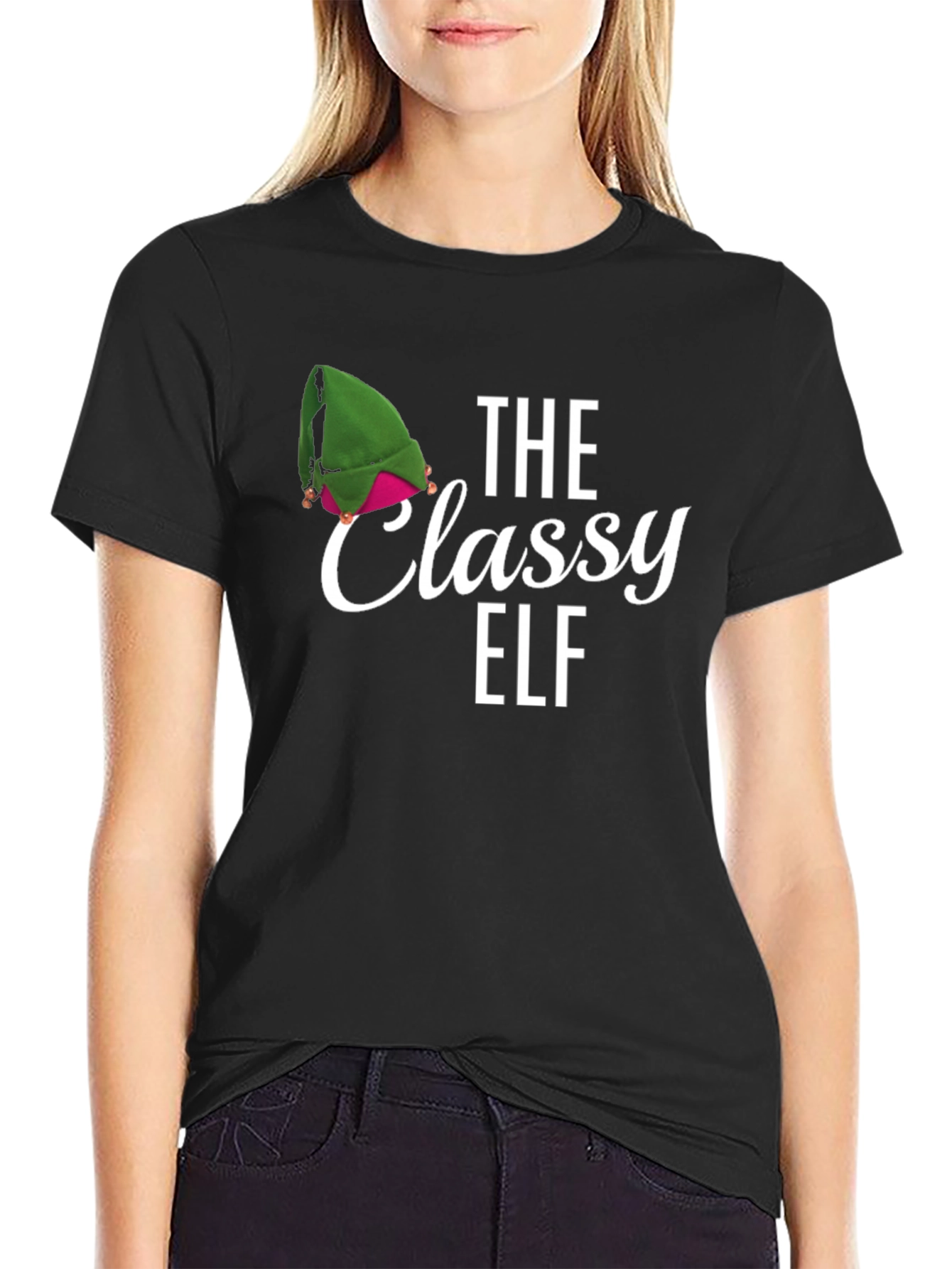 The Classy Elf Black T-Shirt