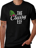 The Classy Elf Black T-Shirt