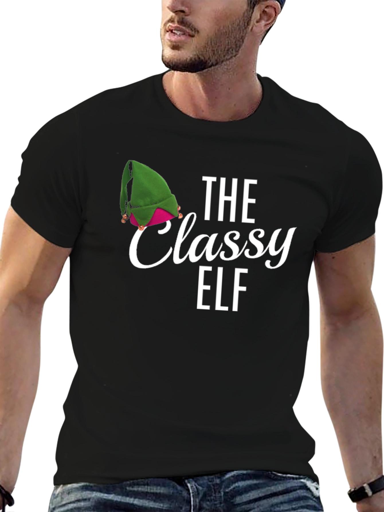 The Classy Elf Black T-Shirt