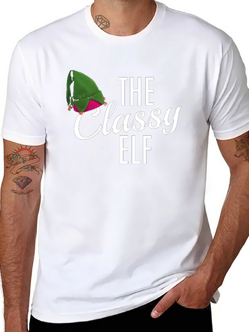 The Classy Elf Black T-Shirt