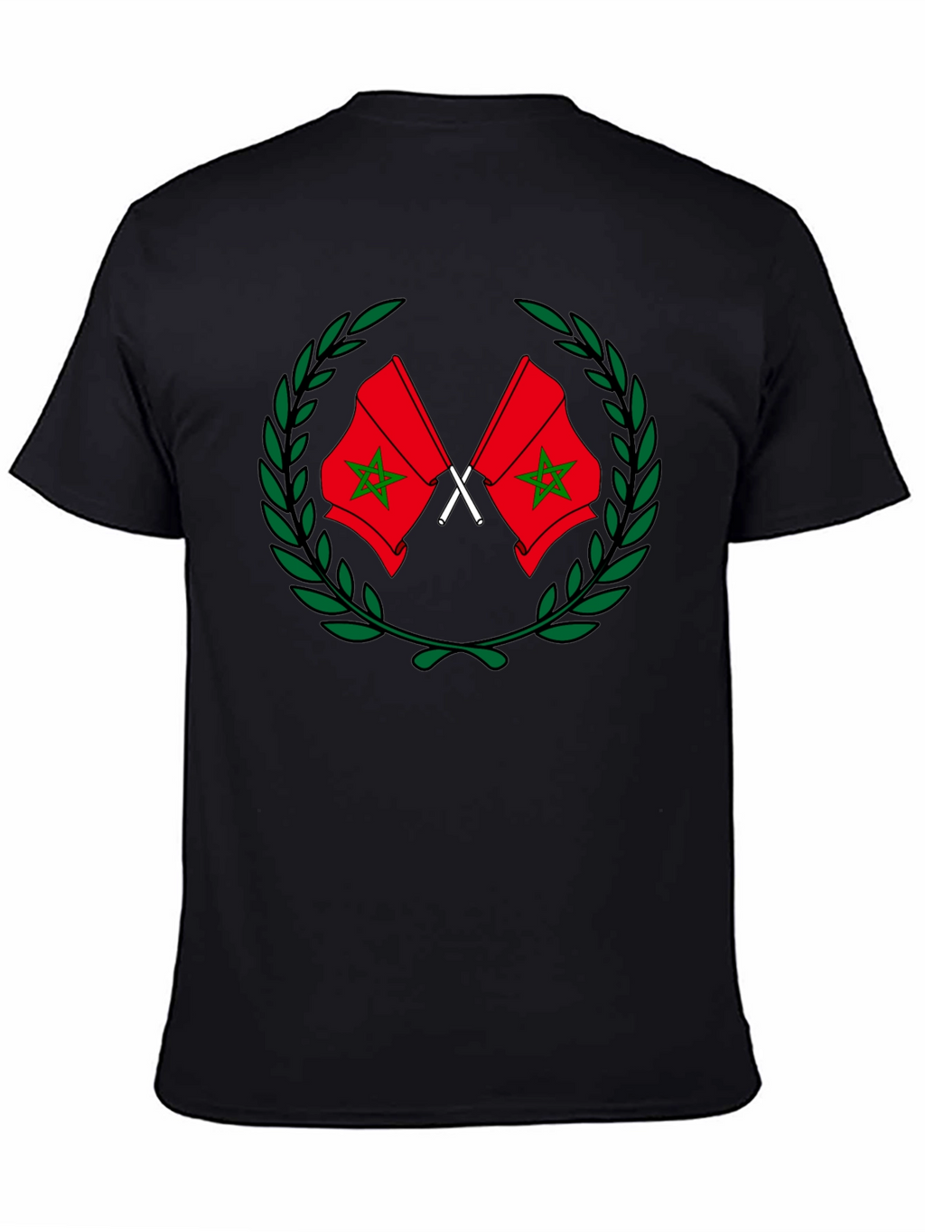 Morocco Flag Graphic T-Shirt