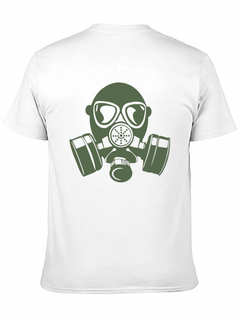 Gas Mask Graphic Tee - Black Casual T-Shirt