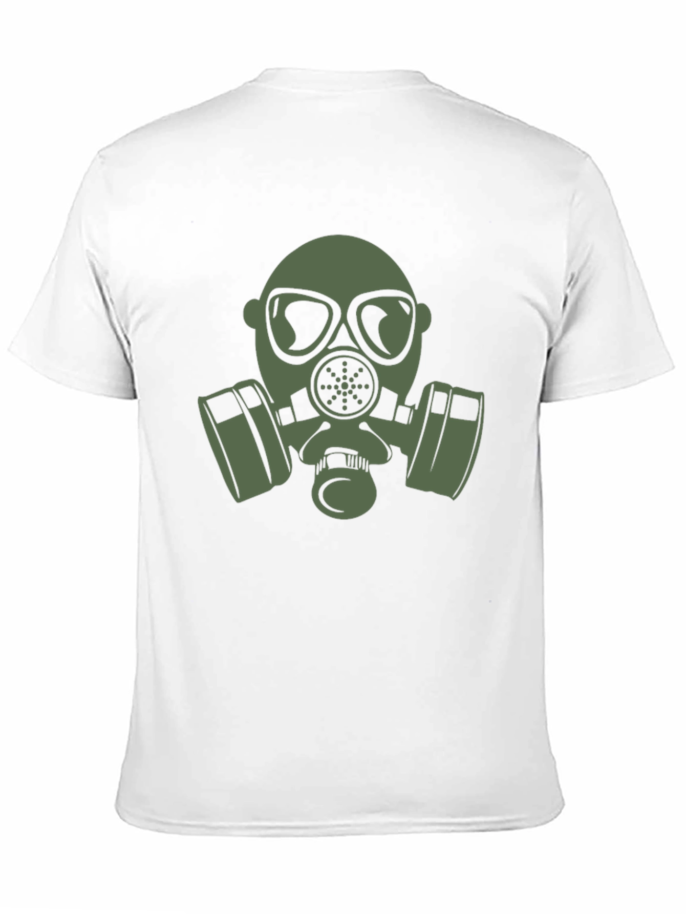 Gas Mask Graphic Tee - Black Casual T-Shirt
