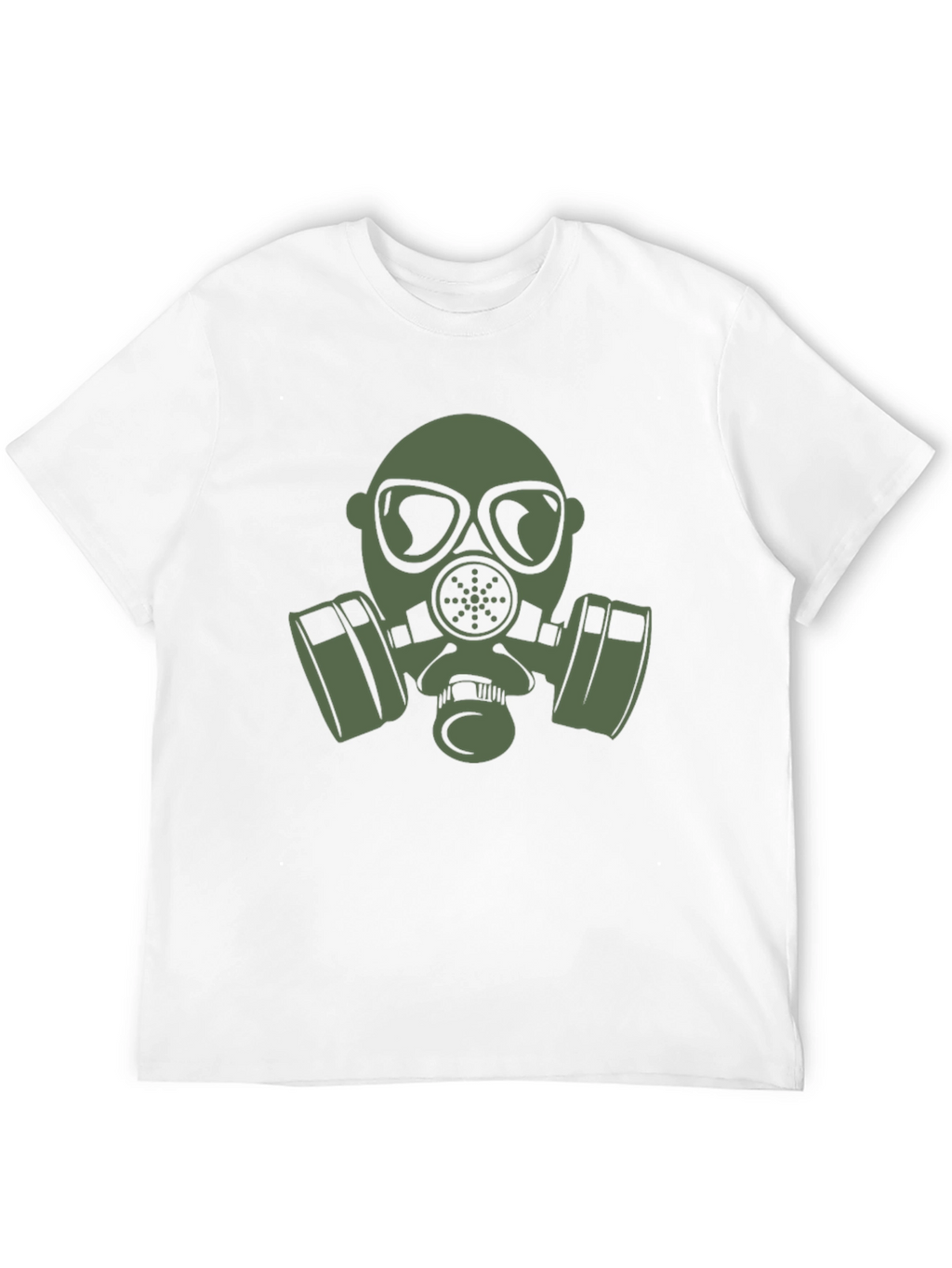 Gas Mask Graphic Tee - Black Casual T-Shirt