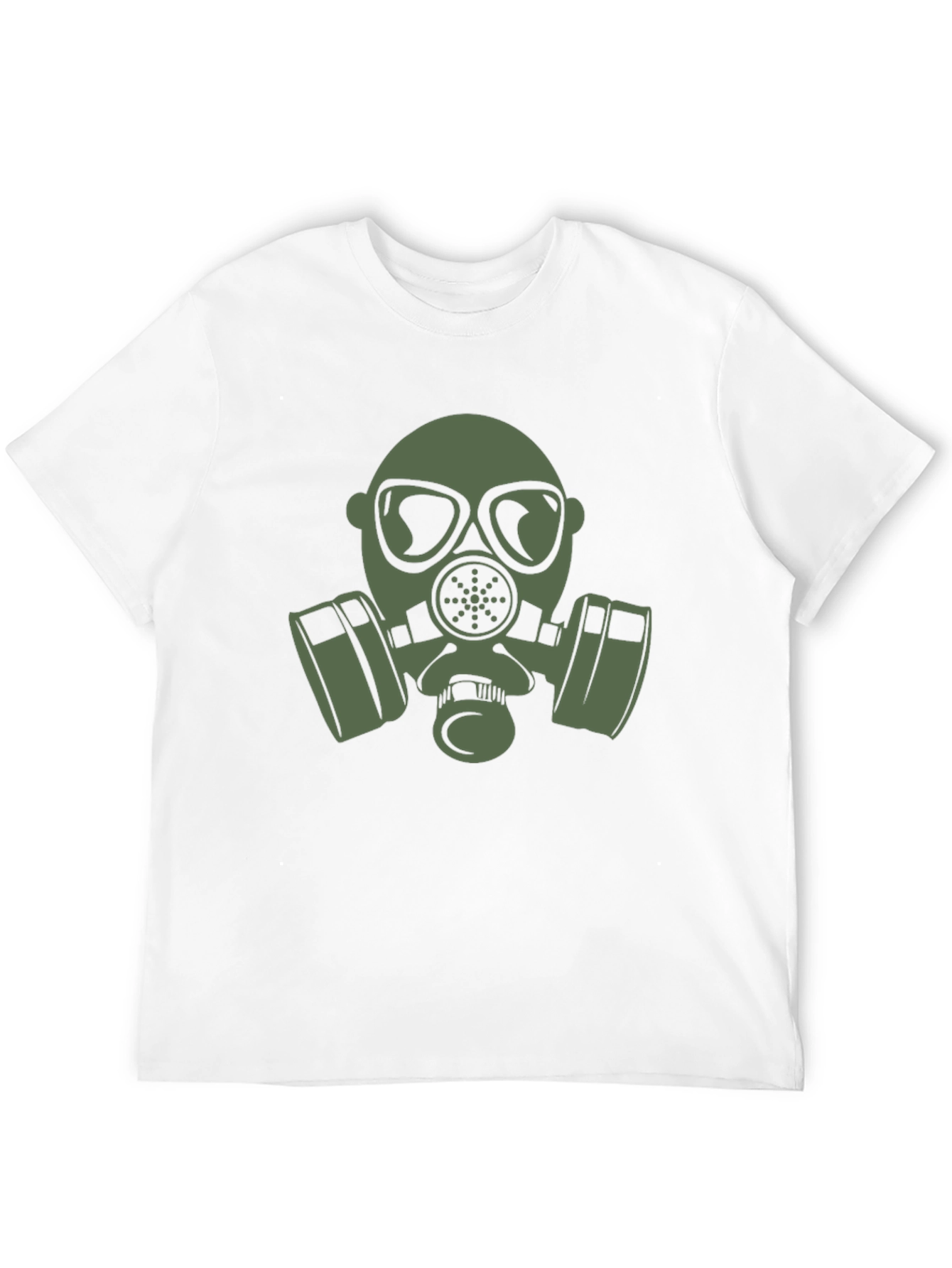 Gas Mask Graphic Tee - Black Casual T-Shirt