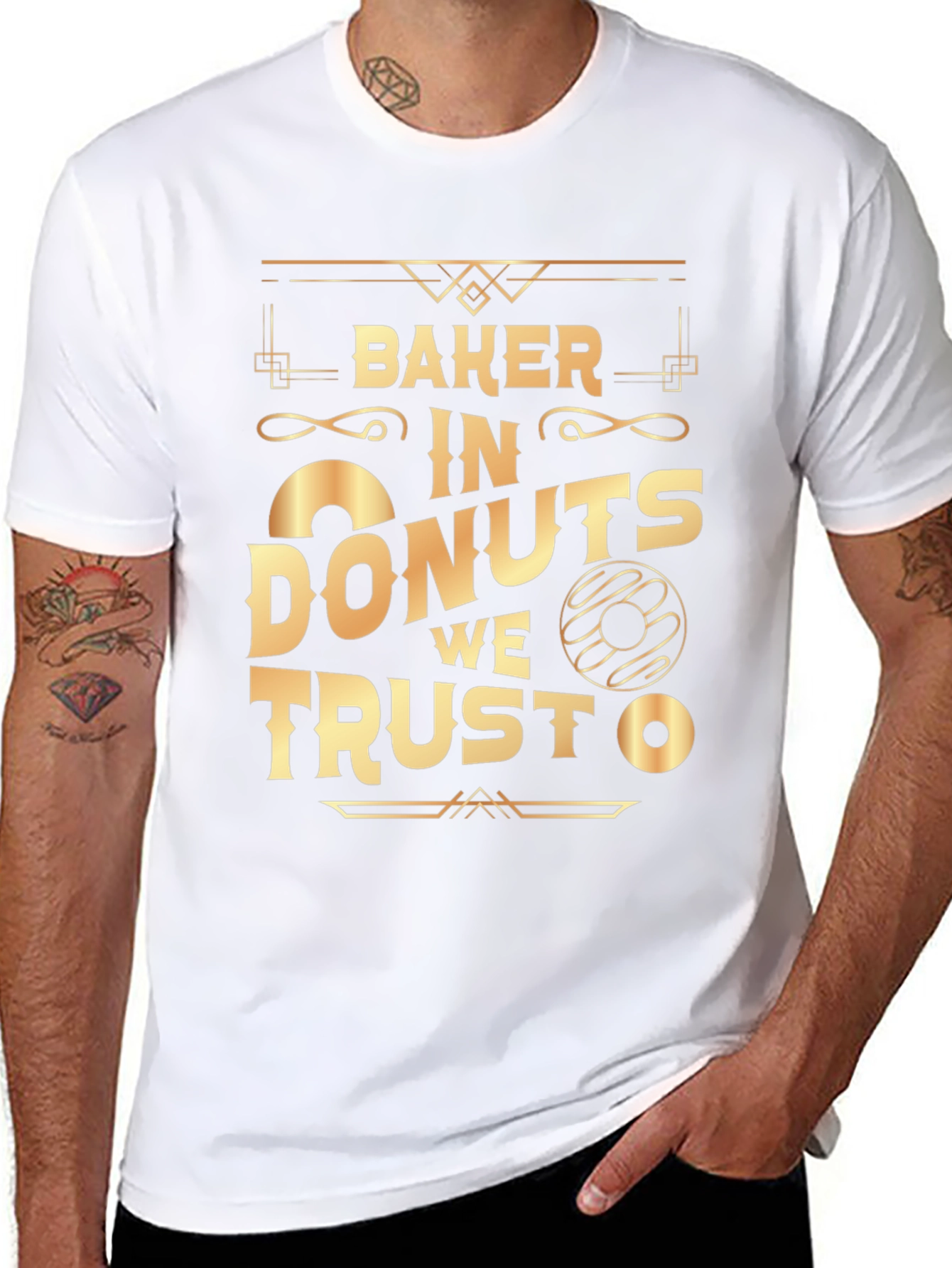 Baker In Donuts We Trust T-Shirt