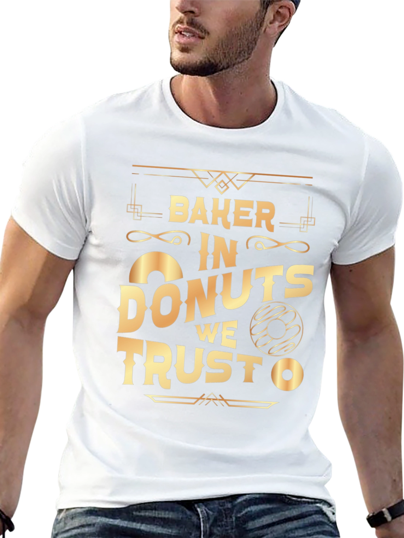 Baker In Donuts We Trust T-Shirt