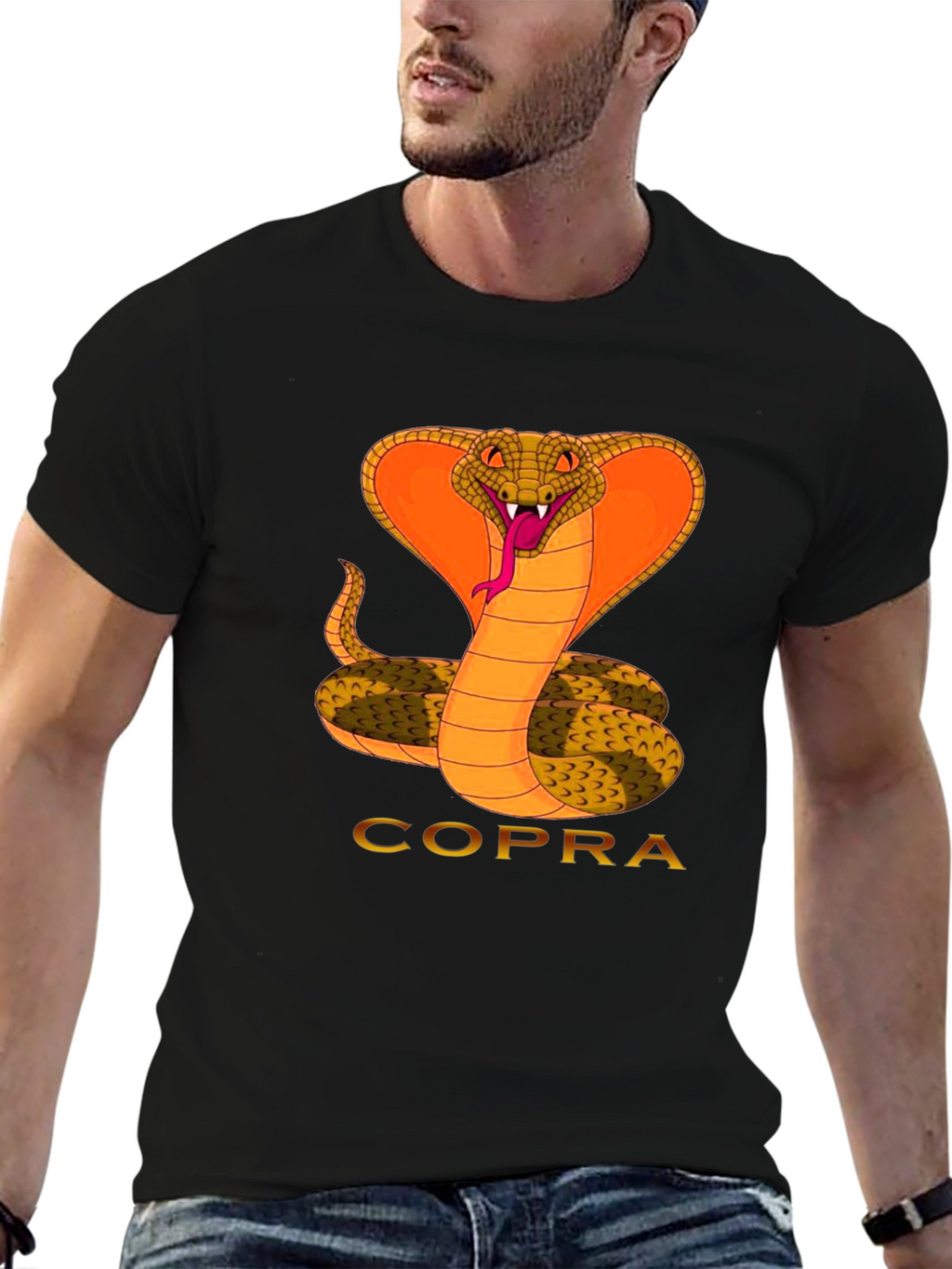 Cobra Graphic Tee - Mens Black T-Shirt