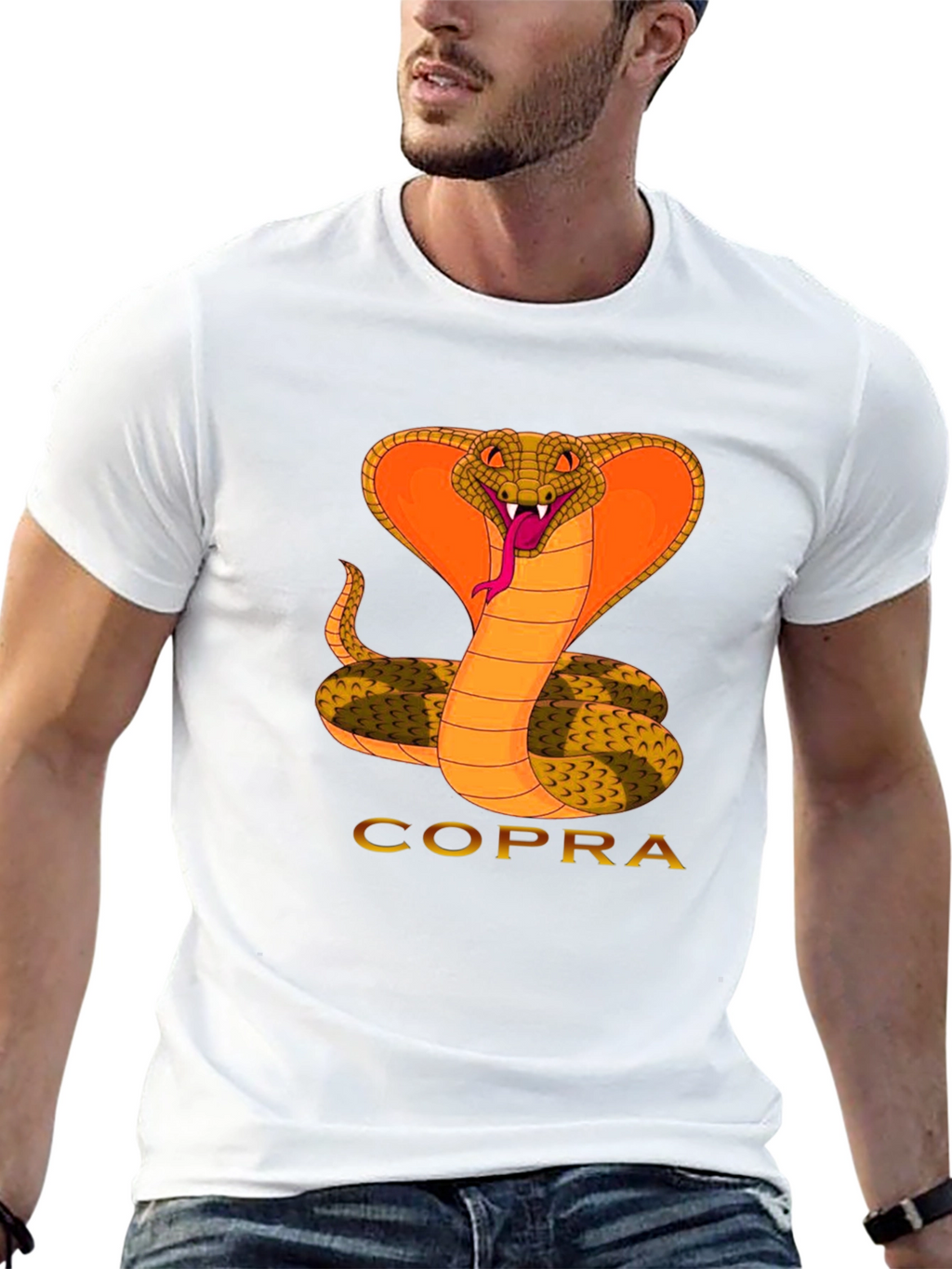 Cobra Graphic Tee - Mens Black T-Shirt