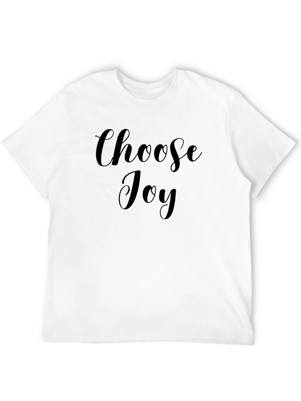 Choose Joy Black Graphic Tee - Inspirational T-Shirt