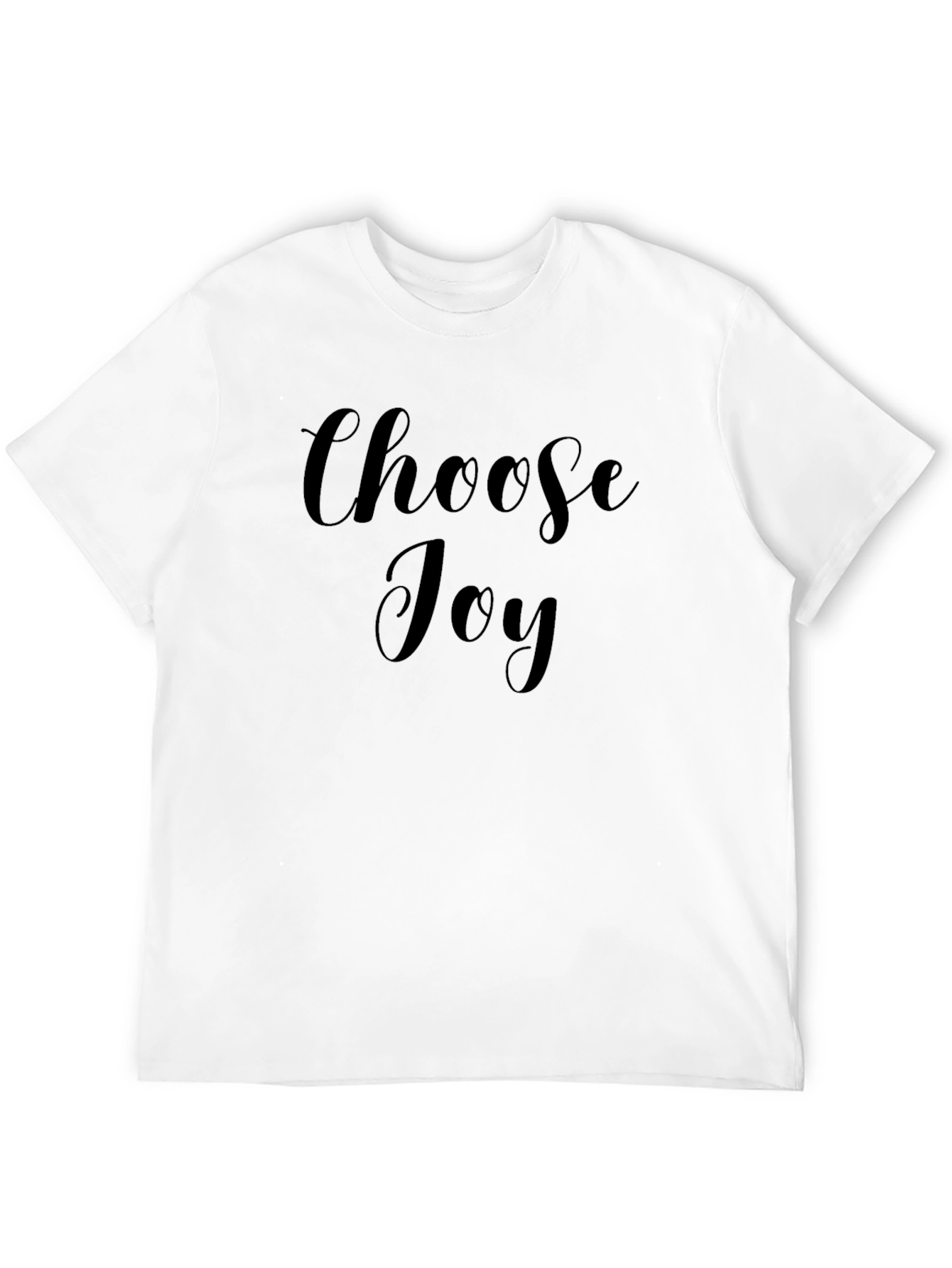 Choose Joy Black Graphic Tee - Inspirational T-Shirt