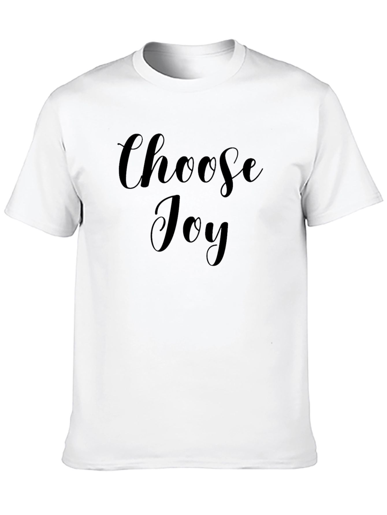 Choose Joy Black Graphic Tee - Inspirational T-Shirt