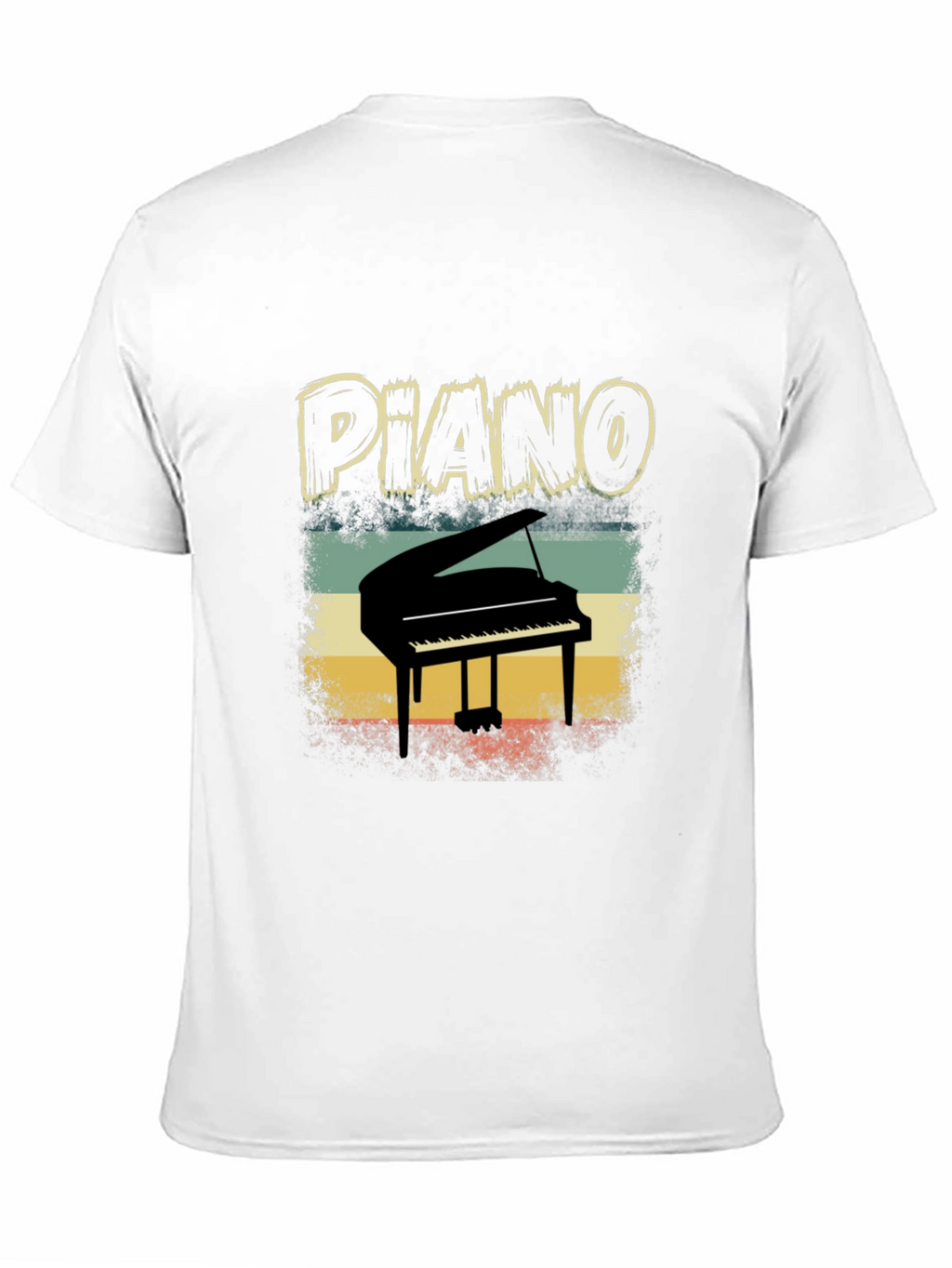 Retro Piano T-Shirt - Musician Apparel