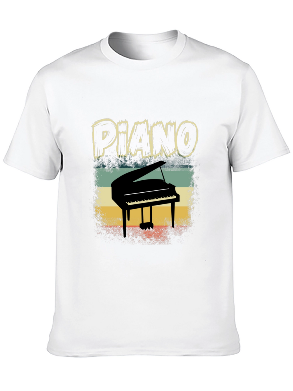 Retro Piano T-Shirt - Musician Apparel